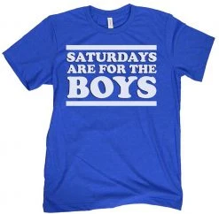 Barstool Sports Men's Saturdays Are For The Boys Golf T-Shirt Blue
