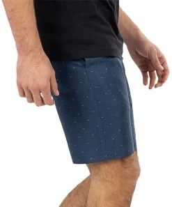 TravisMathew Men's Upwardly Mobile Golf Shorts Insignia Blue/vintag -Golf Apparel Sales Shop unnamed file 2271