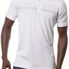 TravisMathew Men's Burn Card Golf Polo White -Golf Apparel Sales Shop unnamed file 2350
