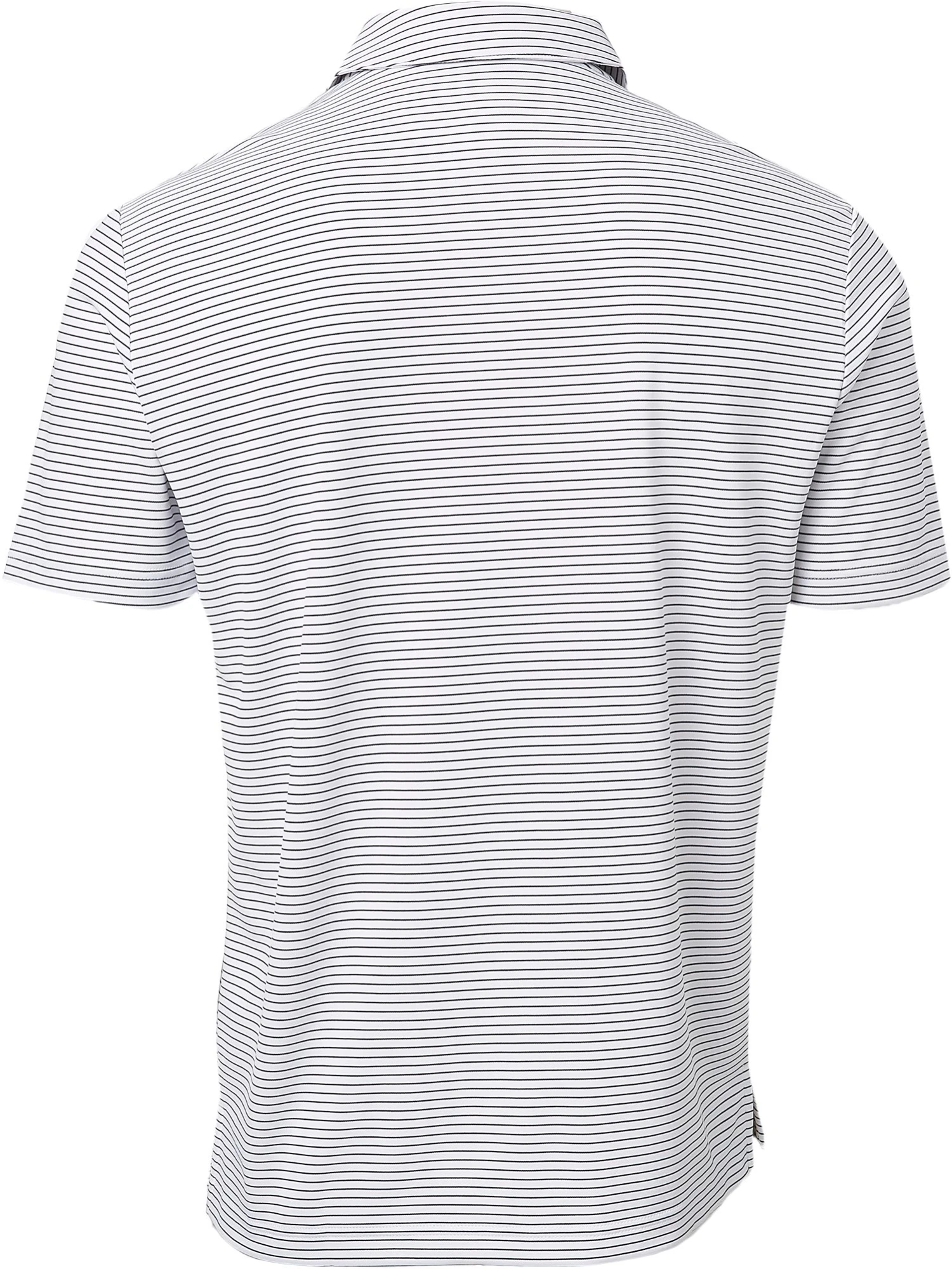 Adidas Men's Drive 2 Color Stripe Golf Polo White/collegiate Navy 4 Adidas Men's Drive 2 Color Stripe Golf Polo White/collegiate Navy - Image 2