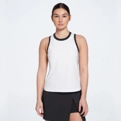 Calia Women's Golf Pieced Tank Pure White