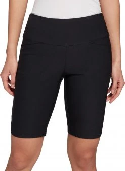 Lady Hagen Women's Tummy Control 10'' Pull-On Golf Shorts Black