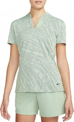 Nike Women's Dri-FIT Victory Jacquard Printed Golf Polo Hasta/seafoam