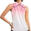 Jamie Sadock Women's Sleeveless Gradient Cyber Print Golf Polo Angel 1 Jamie Sadock Women's Sleeveless Gradient Cyber Print Golf Polo Angel -Golf Apparel Sales Shop unnamed file 2657