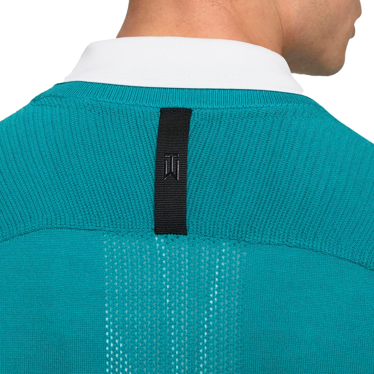 Nike Men's Tiger Woods Knit Golf Sweater Black 7 Nike Men's Tiger Woods Knit Golf Sweater Black - Image 5