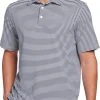 Walter Hagen Men's Perfect 11 Majors Bar Stripe Golf Polo Lt Htr Grey/med Htr Grey -Golf Apparel Sales Shop unnamed file 2829