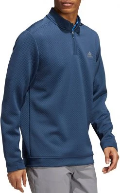 Adidas Men's Primegreen Water Resistant 1/4 Zip Golf Pullover Crew Navy 12 Adidas Men's Primegreen Water Resistant 1/4 Zip Golf Pullover Crew Navy -Golf Apparel Sales Shop unnamed file 2894