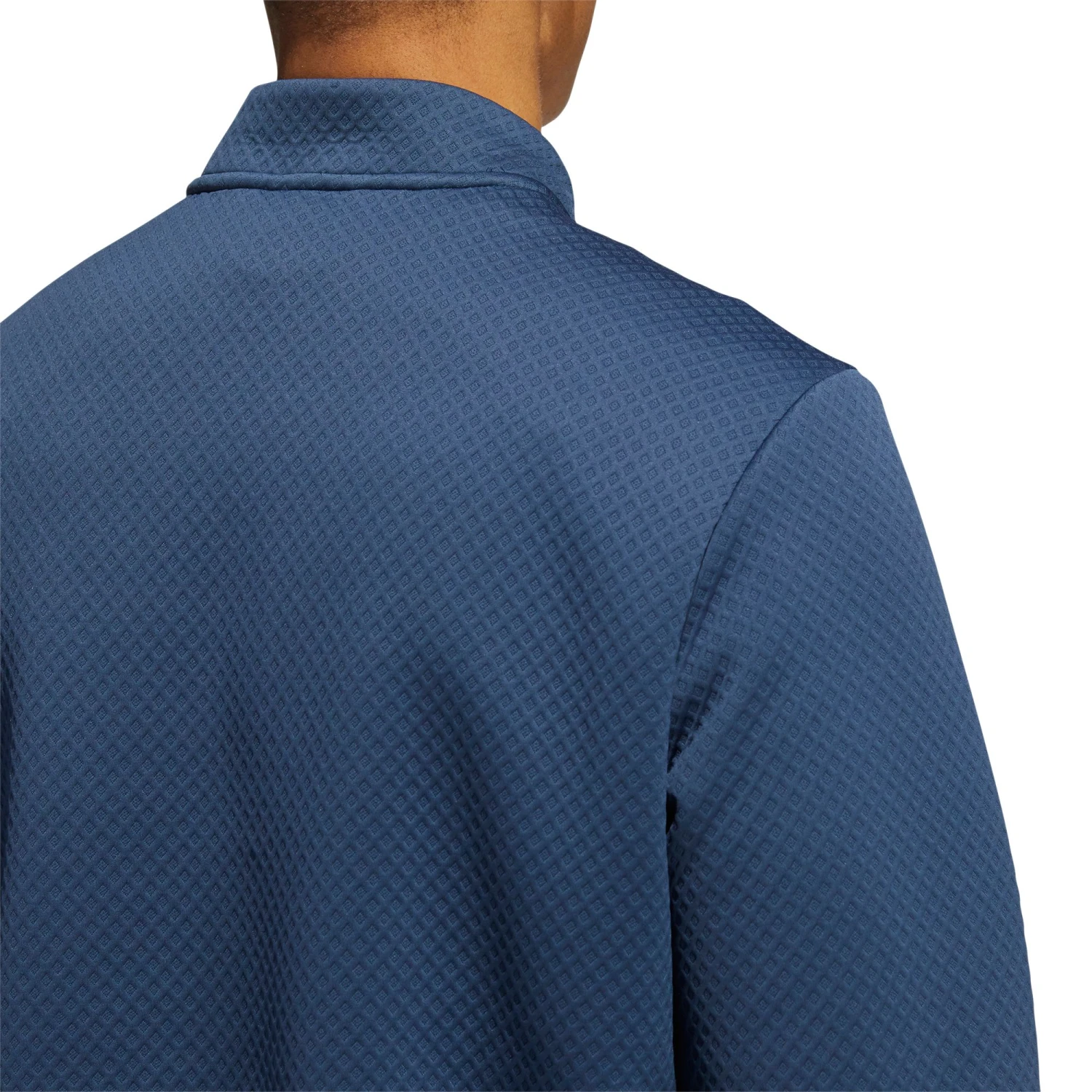 Adidas Men's Primegreen Water Resistant 1/4 Zip Golf Pullover Crew Navy 9 Adidas Men's Primegreen Water Resistant 1/4 Zip Golf Pullover Crew Navy - Image 7