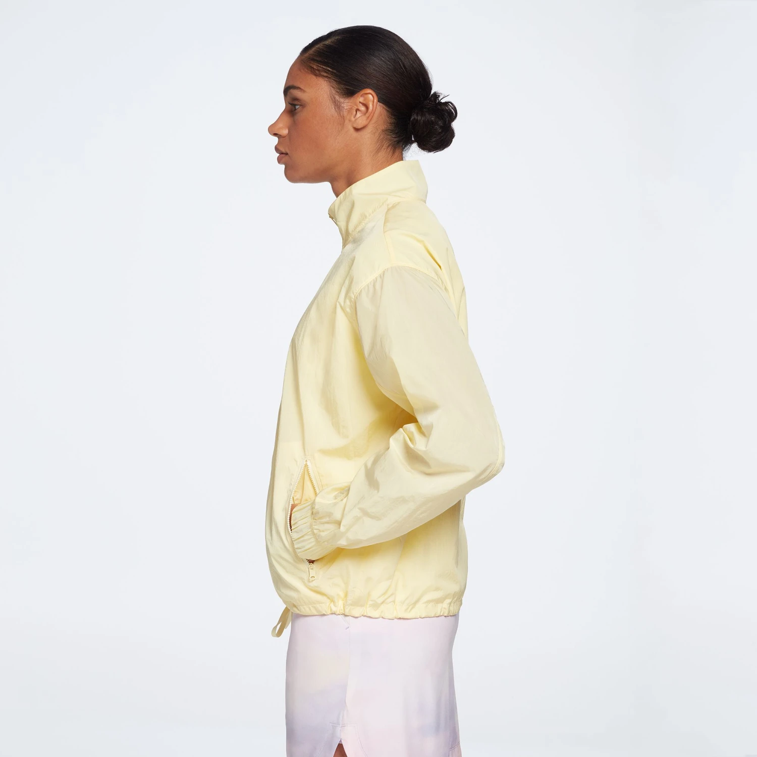 Calia Women's Golf Windbreaker Jacket Lemon Chiffon 6 Calia Women's Golf Windbreaker Jacket Lemon Chiffon - Image 4