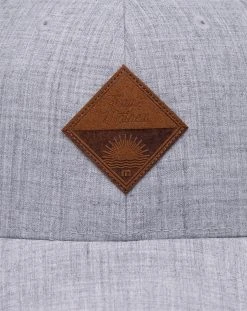 TravisMathew Men's Quiet Cove Golf Hat Heather Grey -Golf Apparel Sales Shop unnamed file 2970