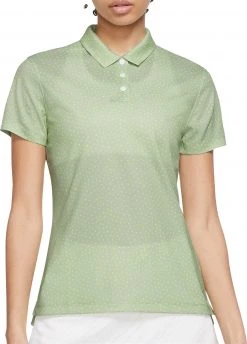 Nike Women's Dri-FIT Victory Printed Golf Polo Seafoam