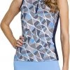 Tail Women's Sleeveless 1/4 Zip Mock Neck Golf Top Sunny Groove 1 Tail Women's Sleeveless 1/4 Zip Mock Neck Golf Top Sunny Groove -Golf Apparel Sales Shop unnamed file 3064