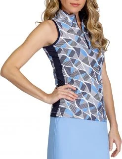 Tail Women's Sleeveless 1/4 Zip Mock Neck Golf Top Sunny Groove 9 Tail Women's Sleeveless 1/4 Zip Mock Neck Golf Top Sunny Groove -Golf Apparel Sales Shop unnamed file 3067