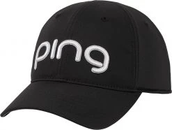 PING Golf Women's Tour Vented Delta Golf Hat White/navy