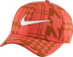 Nike Men's AeroBill Classic99 Printed Golf Hat Track Red