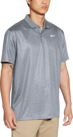 Nike Men's Dri-FIT Victory Printed Golf Polo Track Red