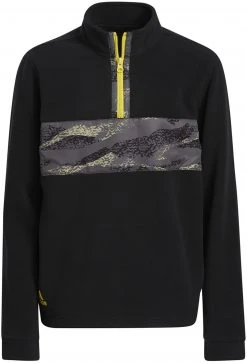 Adidas Boys' Print Block Golf Sweatshirt Black