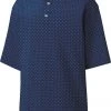 FootJoy Men's Lisle Diamond Print Golf Polo White/navy -Golf Apparel Sales Shop unnamed file 3240
