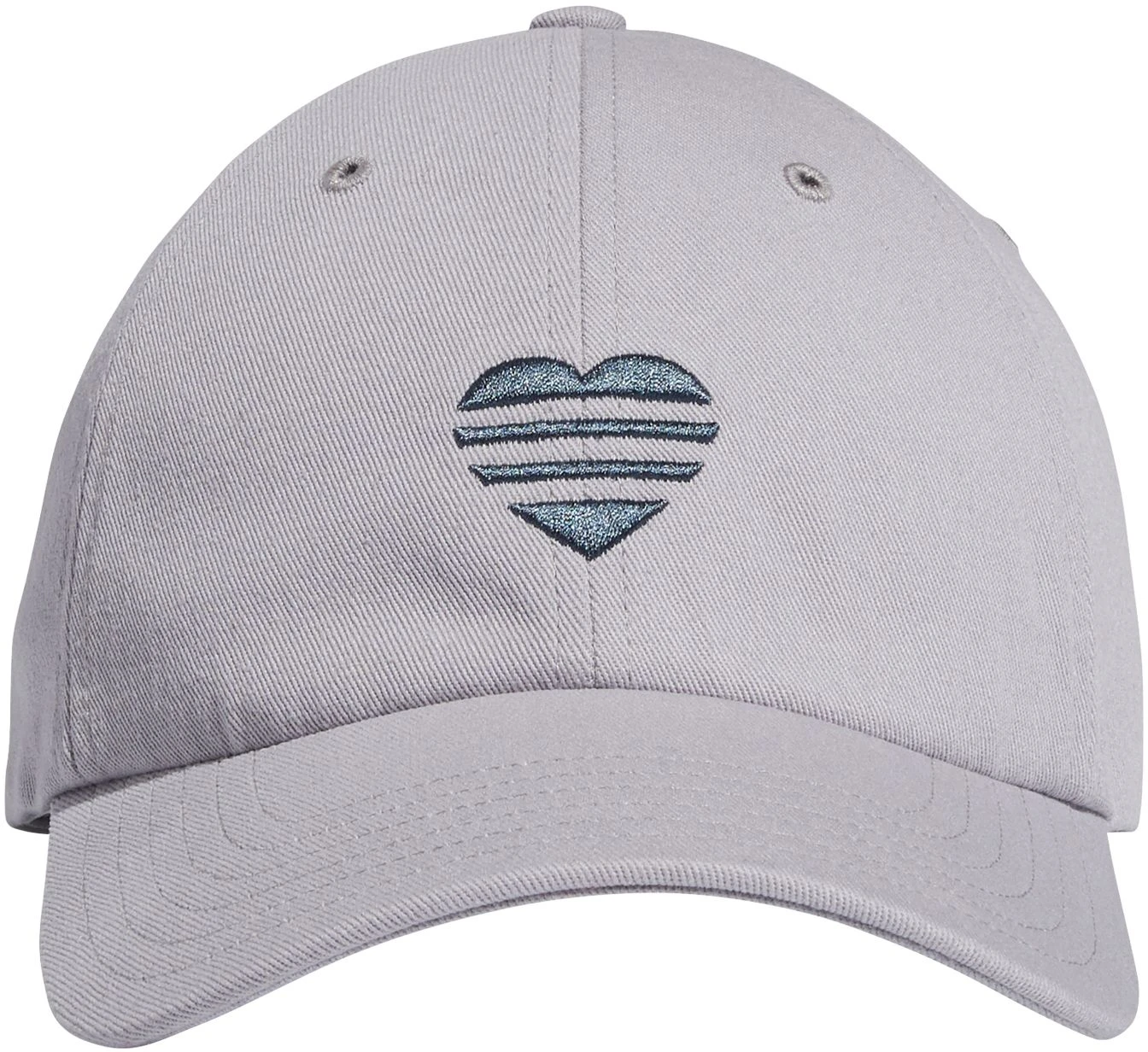 Adidas Women's 2020 3-Stripe Heart Golf Hat Berry 4 Adidas Women's 2020 3-Stripe Heart Golf Hat Berry - Image 2