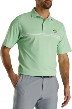 FootJoy Men's U.S. Open Stretch Pique Golf Polo Mint