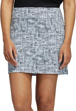 Adidas Women's Ultimate365 Printed Golf Skort Black/halo Mint