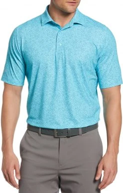 Callaway Men's Trademark Chevron Print Golf Polo Santorini