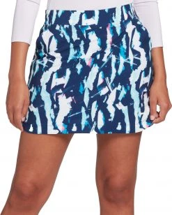 Slazenger Women's Fragment Tech Pull On 16'' Golf Skort Fluoro Fragment Purple