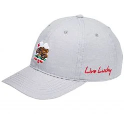 Black Clover Men's California Flag Cloud Golf Hat Grey -Golf Apparel Sales Shop unnamed file 3443
