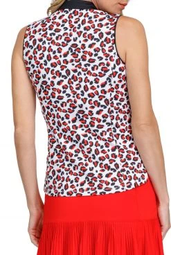 Tail Activewear Women's Sleeveless Pierced Collar Golf Polo Unleased Pr -Golf Apparel Sales Shop unnamed file 3464