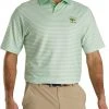 FootJoy Men's U.S. Open Stretch Lisle Golf Polo Lime/white -Golf Apparel Sales Shop unnamed file 3469