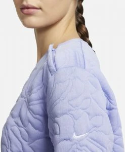 Nike Women's Dri-FIT Mid-Layer Golf Pullover Limestone/lt Orewood Brn -Golf Apparel Sales Shop unnamed file 3475