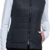 EP Pro Women's Houndstooth Quilted Golf Vest Black -Golf Apparel Sales Shop unnamed file 3508