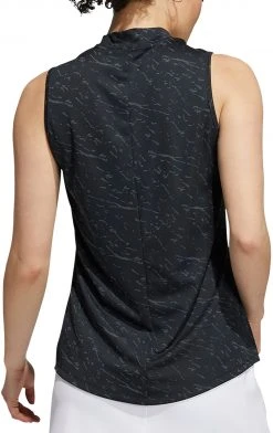 Adidas Women's Jacquard Primeblue Sleeveless Golf Shirt Black -Golf Apparel Sales Shop unnamed file 3514
