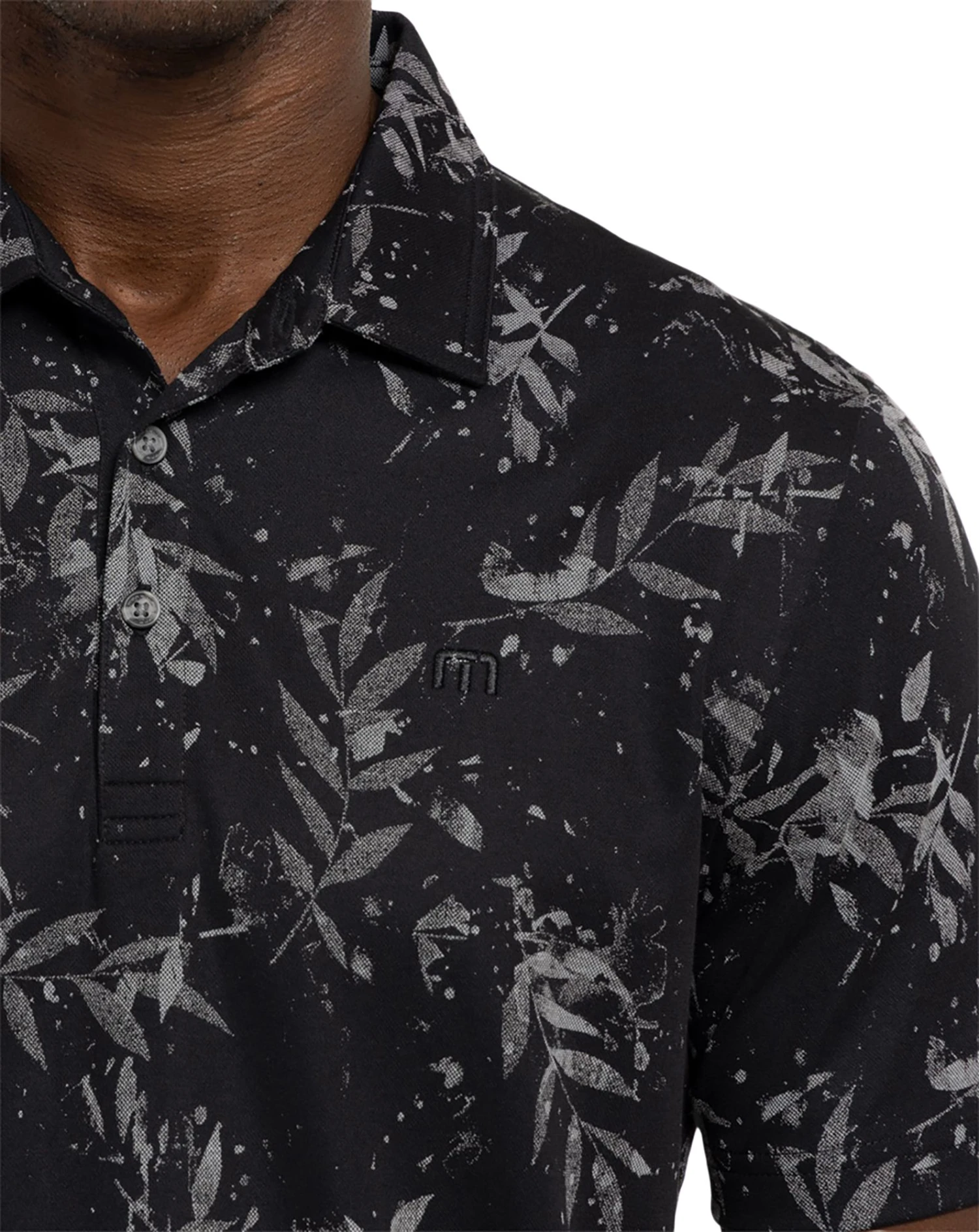 TravisMathew Men's The Reigel Golf Polo Black 6 TravisMathew Men's The Reigel Golf Polo Black - Image 4