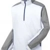 FootJoy Men's Long Sleeve Golf Windshirt White/grey -Golf Apparel Sales Shop unnamed file 3575