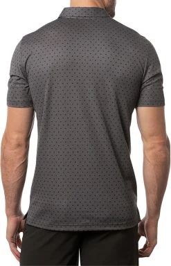 TravisMathew Men's Two Hour Delay Golf Polo Heather Dark Grey -Golf Apparel Sales Shop unnamed file 3577