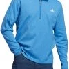 Adidas Men's Three Stripe Golf 1/4 Zip Focus Blue Mel -Golf Apparel Sales Shop unnamed file 3602