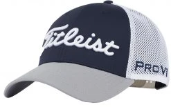 Titleist Men's 2022 Tour Performance Mesh Golf Hat White/royal/red