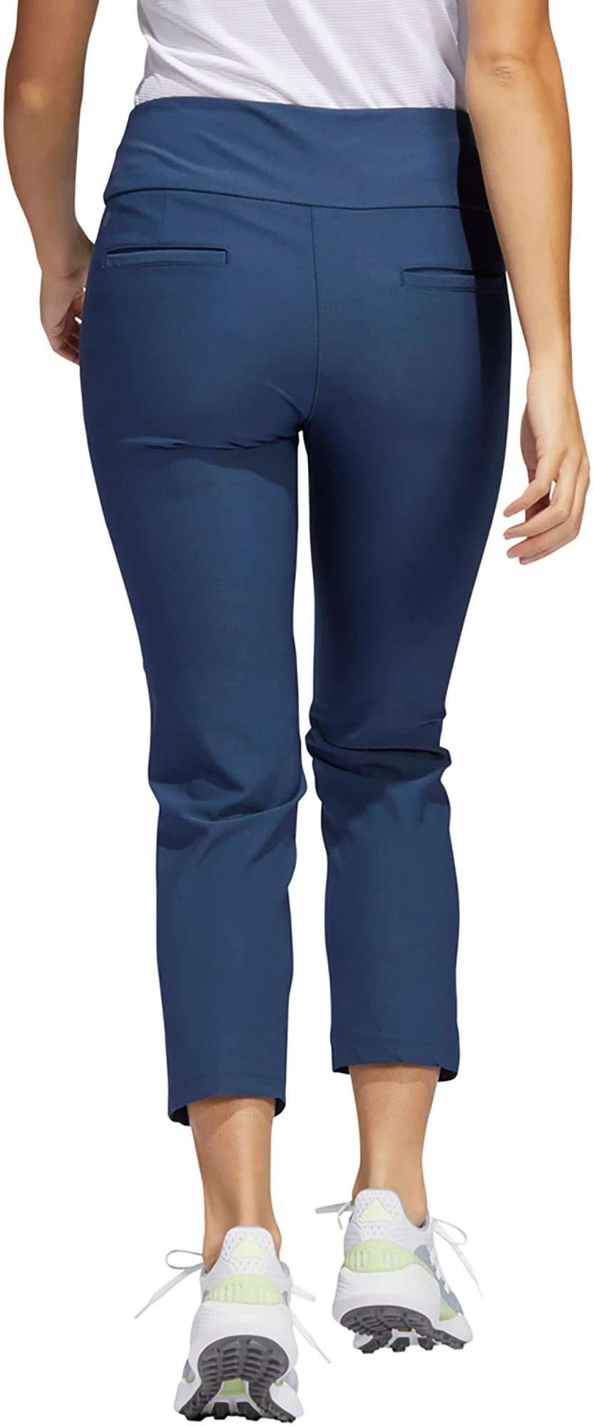 Adidas Women's Pull-On Ankle Golf Pants White 5 Adidas Women's Pull-On Ankle Golf Pants White - Image 3