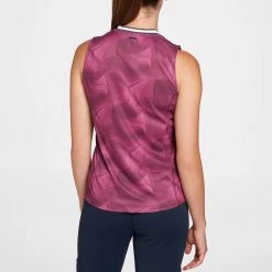 Slazenger Women's Blade Collar Sleeveless Golf Polo Digi Marble Pomegranate 8 Slazenger Women's Blade Collar Sleeveless Golf Polo Digi Marble Pomegranate -Golf Apparel Sales Shop unnamed file 3735