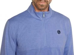 PUMA X Arnold Palmer Men's Arnold Palmer CLOUDSPUN Castle Golf 1/4 Zip Mirage Gray Heather -Golf Apparel Sales Shop unnamed file 3744
