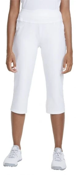 PUMA Women's PWRSHAPE Capri Golf Pants Bright White