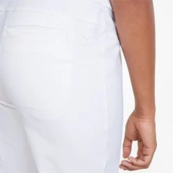 PUMA Women's PWRSHAPE Capri Golf Pants Bright White 9 PUMA Women's PWRSHAPE Capri Golf Pants Bright White -Golf Apparel Sales Shop unnamed file 3752