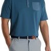 FootJoy Men's Tonal Trim Solid Pocket Lisle Golf Polo Ink 1 FootJoy Men's Tonal Trim Solid Pocket Lisle Golf Polo Ink -Golf Apparel Sales Shop unnamed file 3777