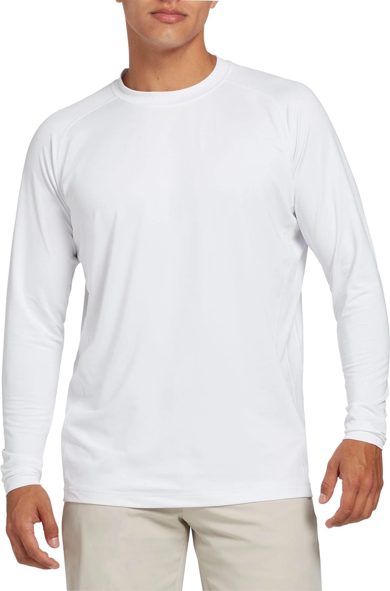 Walter Hagen Men's Cold Weather Baselayer Golf Shirt White 3 Walter Hagen Men's Cold Weather Baselayer Golf Shirt White