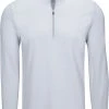 Dunning Men's Fenloe Stretch 1/4 Zip White/plank -Golf Apparel Sales Shop unnamed file 3834