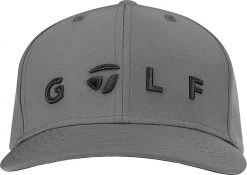 TaylorMade Men's Golf Logo Hat Charcoal