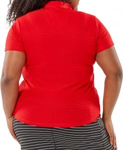 Nancy Lopez Golf Nancy Lopez Women's Journey Short Sleeve Polo Black -Golf Apparel Sales Shop unnamed file 3870