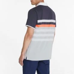 PUMA Men's MATTR One Way Golf Polo Navy Blazer/hot Coral 10 PUMA Men's MATTR One Way Golf Polo Navy Blazer/hot Coral -Golf Apparel Sales Shop unnamed file 3888