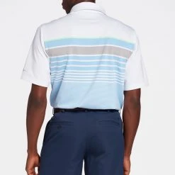 Walter Hagen Men's Perfect 11 Colorblock Multi Stripe Golf Polo Daybreak Blue/white 9 Walter Hagen Men's Perfect 11 Colorblock Multi Stripe Golf Polo Daybreak Blue/white -Golf Apparel Sales Shop unnamed file 3895